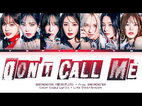 [AI COVER] GOT The Beat - Don’t Call Me by SHINee | Color Coded Lyrics + Line Distribution