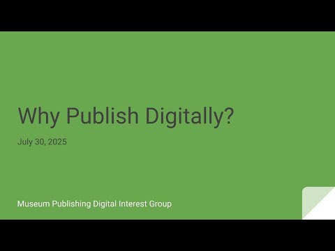 Why Publish Digitally video thumbnail
