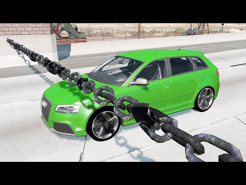Mobil vs Chain #4 - BeamNG Drive