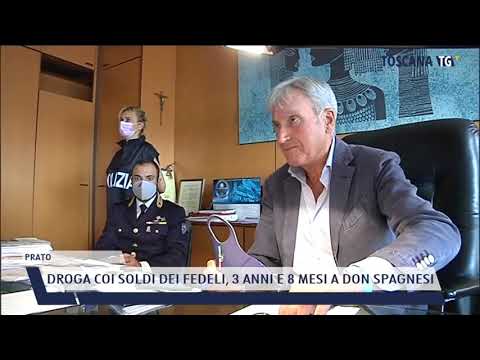 2021-12-07 PRATO - DROGA COI SOLDI DEI FEDELI, 3 ANNI E 8 MESI A DON SPAGNESI