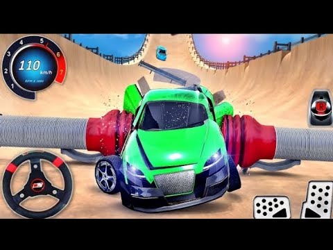 Real Mega Car Crash Driving 3D-Extreme Car Beam Jump Demolition Derby - Android GamePlay