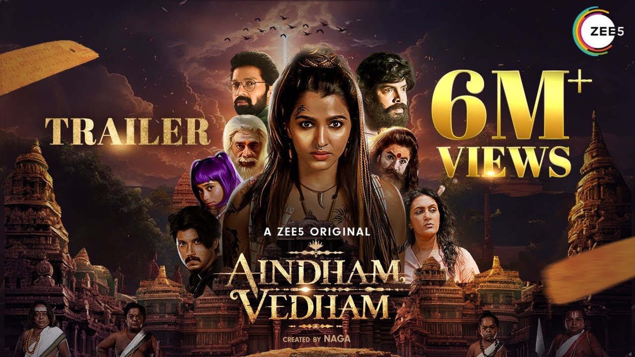 Aindham Vedham Trailer (Tamil) | A ZEE5 Original | Sai Dhanshika | Santosh| Naga| Premieres 25th Oct