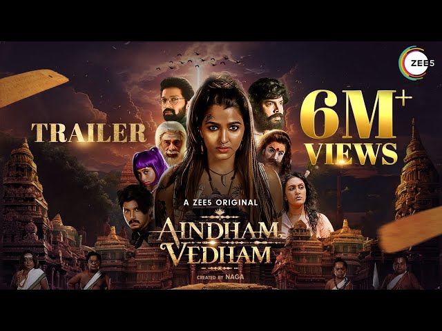 Aindham Vedham Trailer (Tamil) | A ZEE5 Original | Sai Dhanshika | Santosh| Naga| Premieres 25th Oct