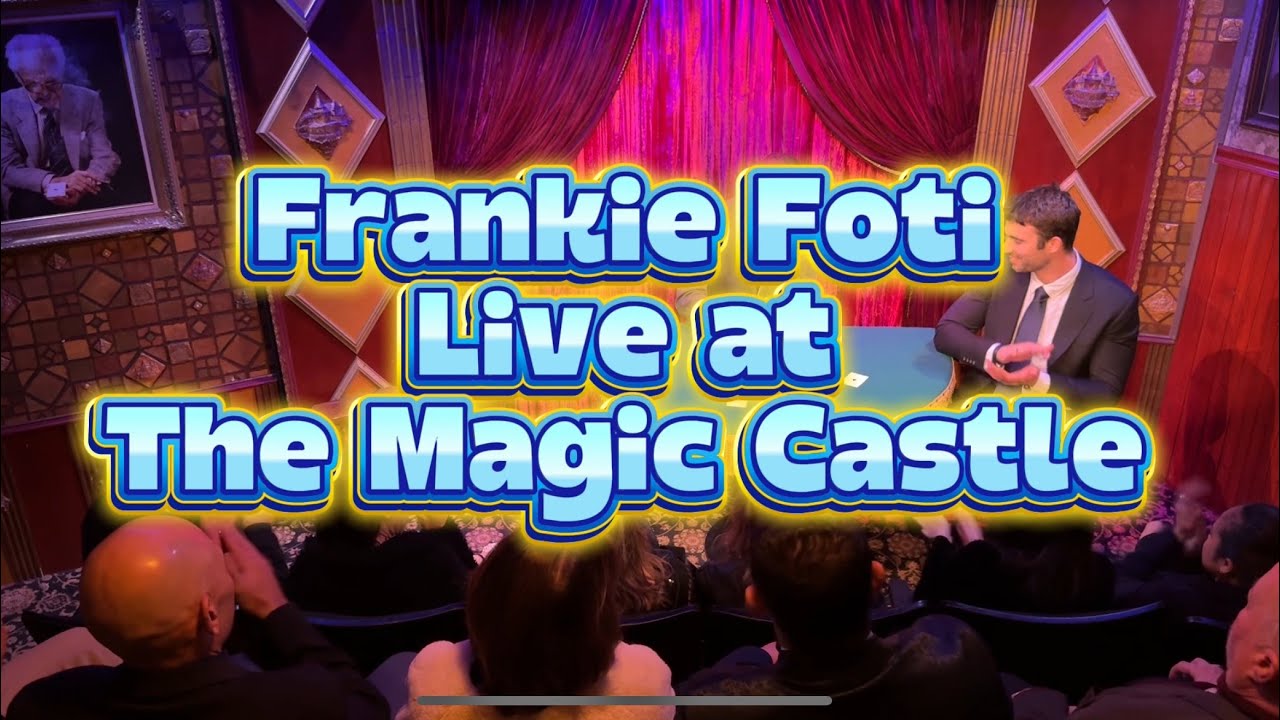 Frankie Foti mentalist performance at the Magic Castle