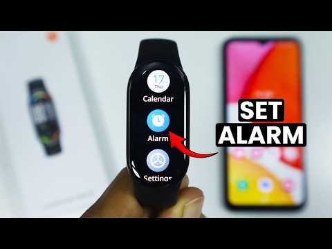 How to Set Alarm in Xiaomi Smart Band 10 - Alarm Settings