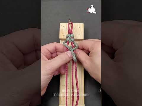 Pulsera paracord doble X #shorts #paracord