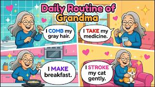 What Does a 70-Year-Old Grandma Do Every Day? 😊 Easy English Listening & Speaking #english