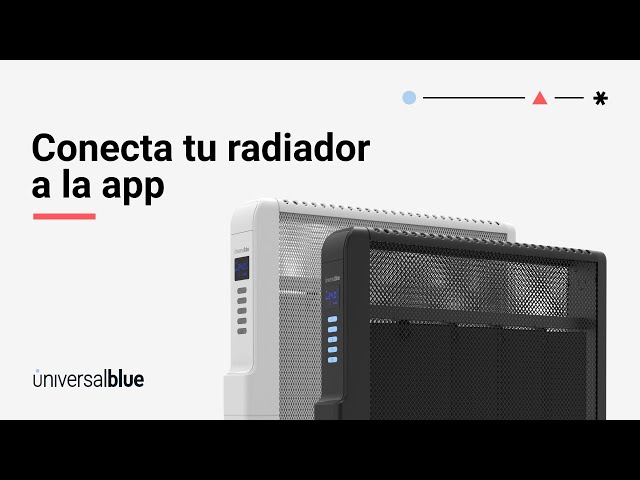 Universal Blue FORMOSA 4020W Radiador de Mica con WiFi 2000W Blanco video