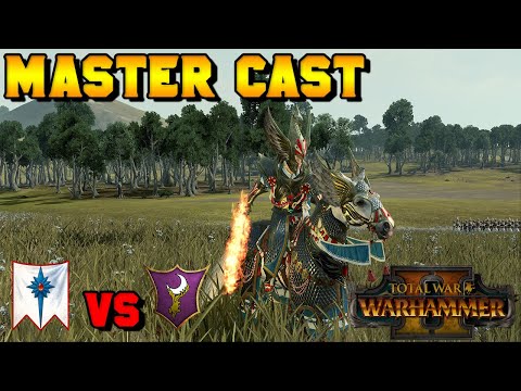 Master Cast: Felkon (Dark Elves) vs. ItalianSpartacus (High Elves) | Total War: Warhammer 2