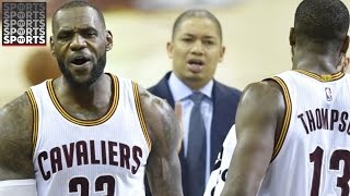 LeBron and Tristan Thompson Yelled At Each Other, Which Is Normal