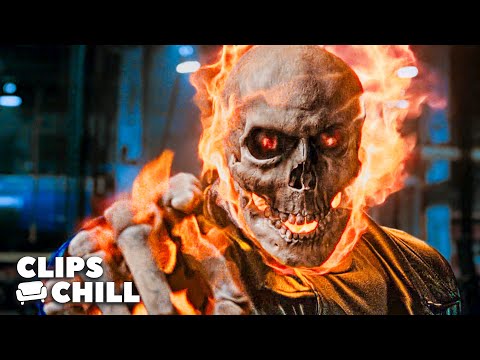 Johnny Blaze Becomes Ghost Rider – First Transformation Scene | Ghost Rider (Nicolas Cage)