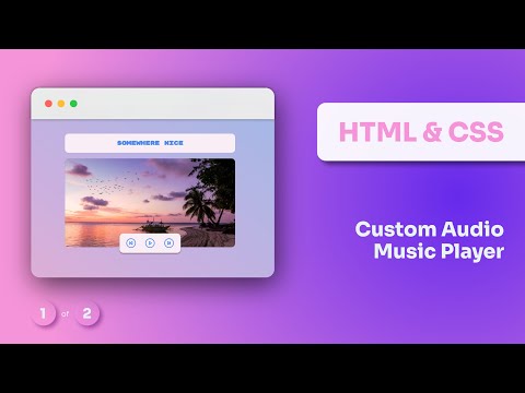 Audio Music Player from Server Data | HTML, CSS, Javascript Project (Part 1 of 2)