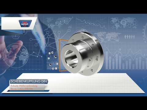 Optibelt Scheibenkupplung DIN 116 - robuste Wellenverbindung