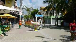 preview picture of video 'Porto de Galinhas - calcadao - centro - praia - jangadas - piscinas naturais - Pousada Benedita'