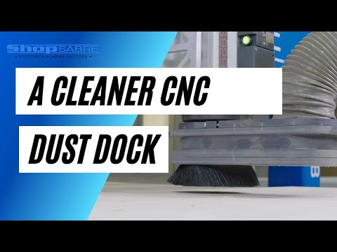 ShopSabre CNC Dust Dock Dust Collection Attachmentvideo thumb