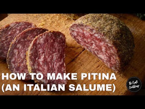 How to make Pitina Friulana - An Italian salami with NO casings, no special equipment needed.