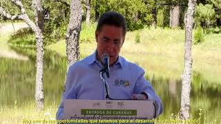 CON EL OBJETIVO DE IMPULSAR EL TURISMO, EL GOBERNADOR JOSÉ ROSAS AISPURO TORRES INAUGURÓ CABAÑAS ECO