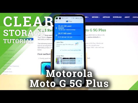 How to Free Up Space on Motorola Moto G 5G Plus - Clean Storage