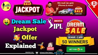 💰 Win iPhone 📲  Gold 🪙 & TV 🖥 in Dream Sale Jackpot Offer this IPL 2023 in Dream11 🤩🥳 How ? In Tamil