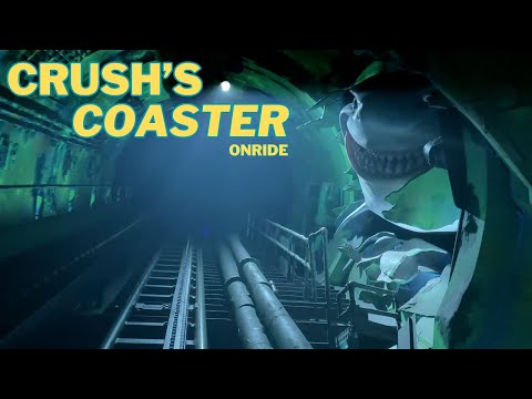 🎢 [4k] Crush's Coaster [Onride] Disneyland Paris