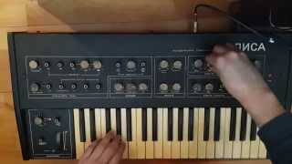 Video thumbnail for Alisa 1387 soviet synthesizer by Gusein G