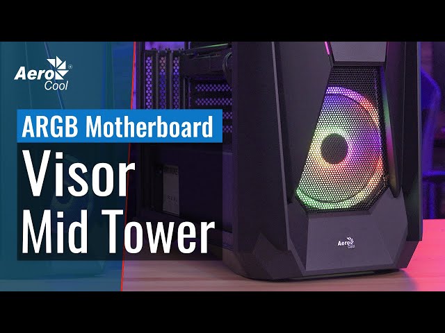 Vídeo relacionado con Aerocool D301A Mid-Tower Case, Gaming PC Case Gaming PC Case Optimizado Airflow Panel Frontal de Malla de Madera, diseño Delgado, Incluye 4 Ventiladores RGB, Compatible con Placas Base ASUS y MSI