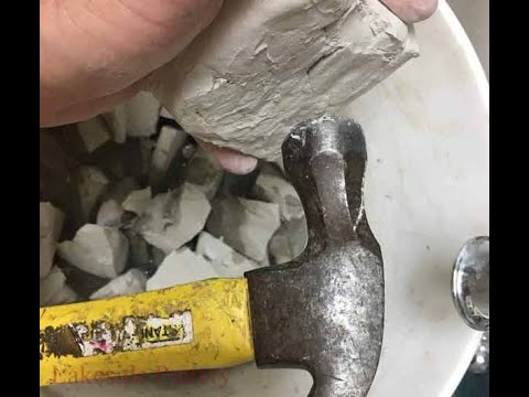 How To Reconstitute and Recycle Clay - Dry Block and Scraps video