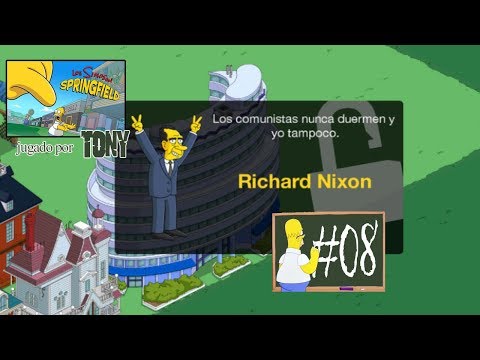 Los Simpson Springfield "Estado'19: Cap. 8 - Richard Nixon y el Hotel Escandal-gate" por Tony