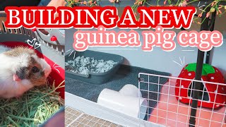 BUILDING A NEW DIY GUINEA PIG CAGE FOR MY *NEW PIGGIE*