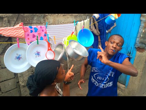 Ukianika Vyombo Kwa Kamba Ya Kuanika Nguo Alafu Upatwe Na Mwenye Kamba🤣🤣🤣