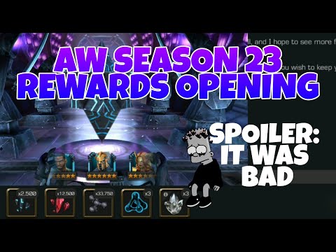 Alliance War Season 23 Rewards Opening | Marvel Contest of Champions