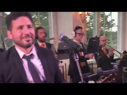 Eli Levin Singing At A Wedding with Energy Band