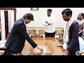 CM Vijay Playing Chess Game With Grandmaster Praggnanandhaa CM Joseph Vijay