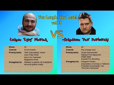 Bitwa na suchary vol. 3 - Łysy vs Gruby - Łukasz vs Pan Pawłowski - live - 18.07.2018