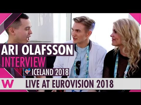 Ari Ólafsson (Iceland) interview @ Eurovision 2018