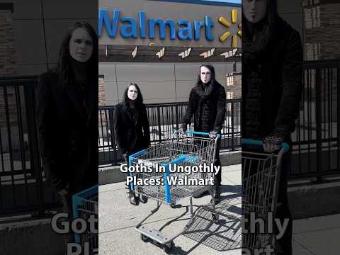 To bad they don’t have a McGoth up in this Walmart ???? #2shadows #gothsinungothlyplaces #shorts