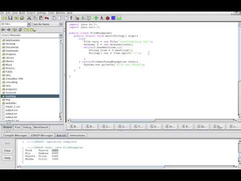 Read Process And Write Files In Java