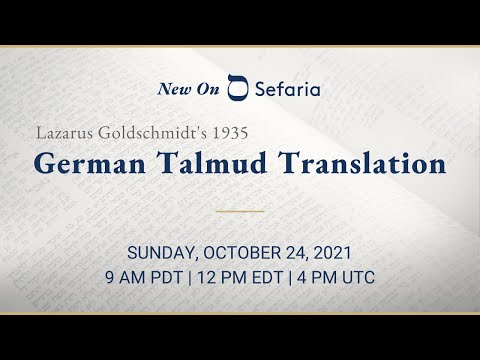 Celebrating the German Talmud Translation