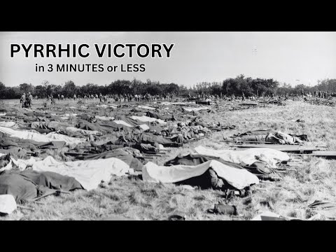 3-minute history, what is a Pyrrhic Victory?!?!
