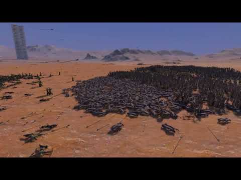 2100 Elven Archers VS 6000 LadyBowAssassins  | UEBS Gameplay. Ultimate EPIC BATTLE SIMULATOR 2