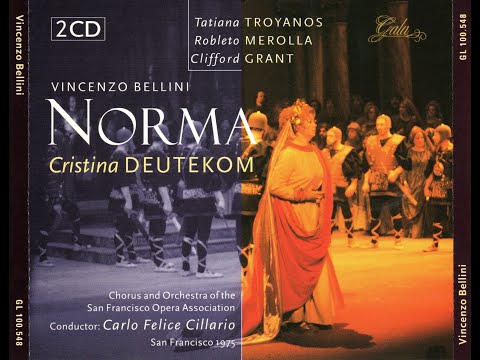 Vincenzo Bellini "Norma" (31/10/1975, SF) - Cristina Deutekom, Tatiana Troyanos, Roblero Merolla