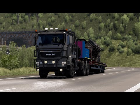 MAN TGS EURO 5 (high deck)  I  Euro Truck Simulator 2 1.38  I  Azerbaijan to Georgia  PART 1