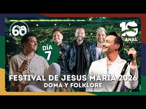 DIA 7 COMPLETO | Luciano Pereyra, La K’onga y más | FESTIVAL JESUS MARIA 2026
