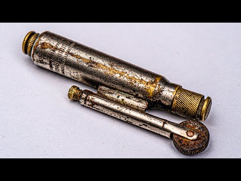Restoration of a rare antique lighter that went through the World War II