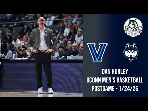 Dan Hurley: UConn postgame press conference (Villanova) - 1/24/26