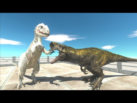 - INDOMINUS REX DEATH RUN  - Animal Revolt Battle Simulator