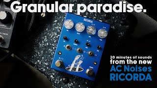 Video thumbnail for AC Noises RICORDA - Stereo Granular Reverb with Looper & Freeze (no talking) by Ambient Endeavors
