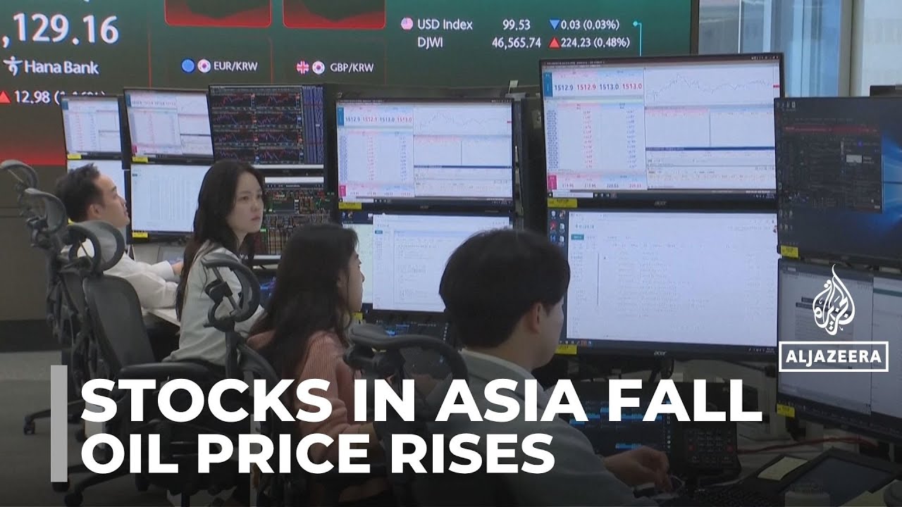 Reaction to Trump’s Iran remarks: Stocks in Asia fall and brent crude oil price rises
