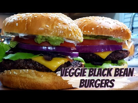 Veggie Black Bean Burgers | P & R Makes