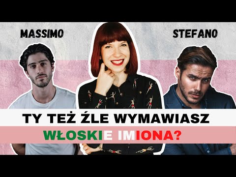 Włoskie imiona i jak je poprawnie wymawiać Stefano Massimo Davide #1 Włoska wymowa | język włoski